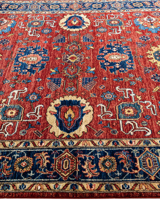 Traditional Serapi Wool Hand Knotted Red Area Rug 6' 0" x 9' 5"