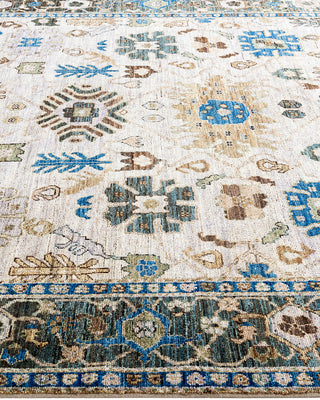 Traditional Hand-Knotted Serapi Beige Area Rug 6' 0" x 8' 7"