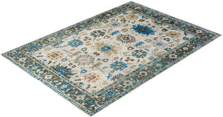 Traditional Hand-Knotted Serapi Beige Area Rug 6' 0" x 8' 7"