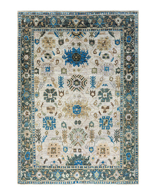 Traditional Serapi Wool Hand Knotted Beige Area Rug 6' 0" x 8' 7"