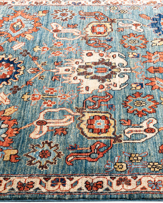 Traditional Serapi Wool Hand Knotted Blue Area Rug 3' 10" x 6' 4"