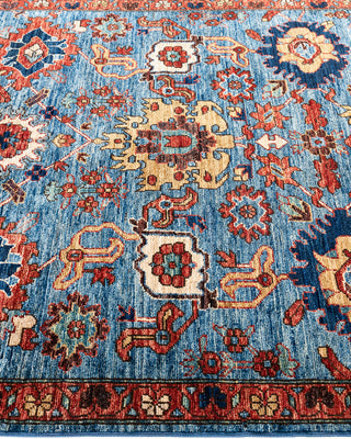Traditional Serapi Wool Hand Knotted Blue Area Rug 3' 10" x 5' 11"