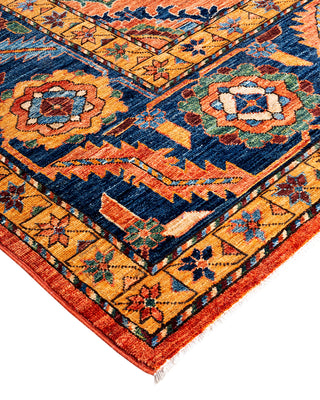 Traditional Serapi Wool Hand Knotted Orange Area Rug 8' 11" x 11' 8"