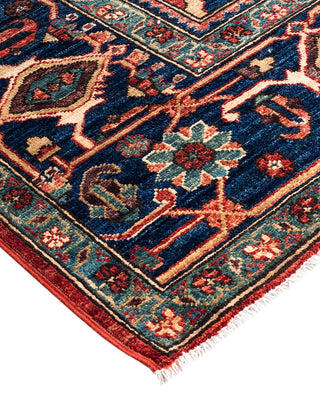 Traditional Serapi Wool Hand Knotted Red Area Rug 9' 1" x 11' 9"