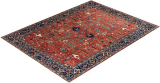 Traditional Serapi Wool Hand Knotted Red Area Rug 9' 1" x 11' 9"