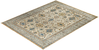 Traditional Serapi Wool Hand Knotted Beige Area Rug 9' 1" x 11' 9"