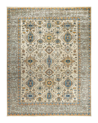 Traditional Serapi Wool Hand Knotted Beige Area Rug 9' 1" x 11' 9"