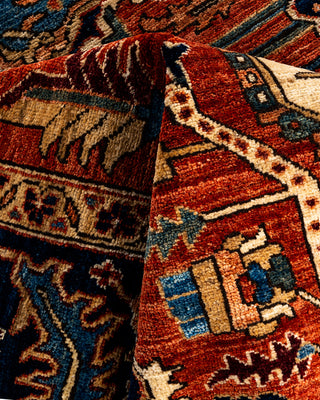 Serapi, One-of-a-Kind Hand-Knotted Area Rug  - Red, 8' 4" x 9' 9"