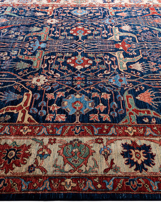 Serapi, One-of-a-Kind Hand-Knotted Area Rug  - Blue, 8' 1" x 9' 10"