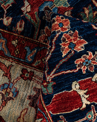 Serapi, One-of-a-Kind Hand-Knotted Area Rug  - Blue, 8' 1" x 9' 10"