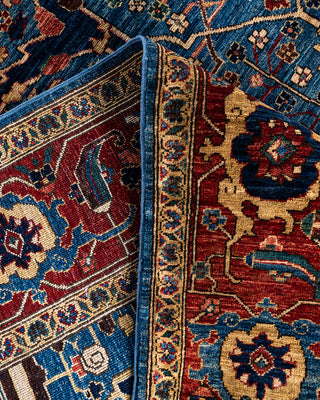 Serapi, One-of-a-Kind Hand-Knotted Area Rug  - Light Blue, 8' 1" x 10' 0"