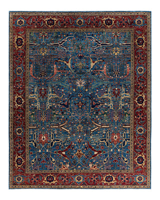 Serapi, One-of-a-Kind Hand-Knotted Area Rug  - Light Blue, 8' 1" x 10' 0"