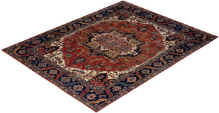 Serapi, One-of-a-Kind Hand-Knotted Area Rug  - Red, 8' 2" x 10' 4"