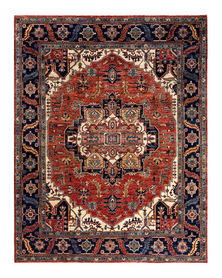 Serapi, One-of-a-Kind Hand-Knotted Area Rug  - Red, 8' 2" x 10' 4"