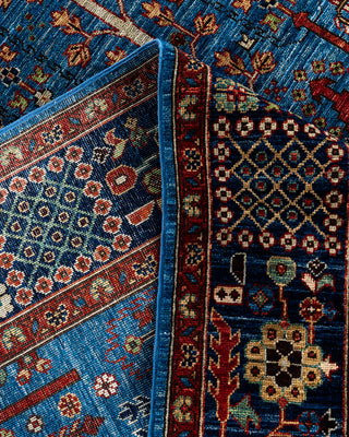 Serapi, One-of-a-Kind Hand-Knotted Area Rug  - Light Blue, 7' 10" x 10' 2"