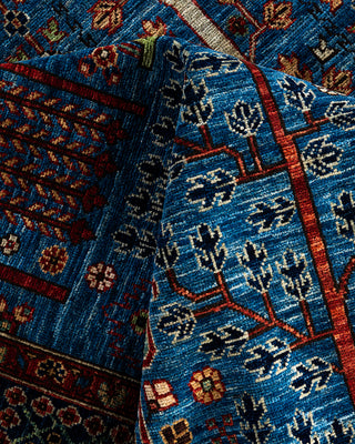 Serapi, One-of-a-Kind Hand-Knotted Area Rug  - Light Blue, 7' 10" x 10' 2"