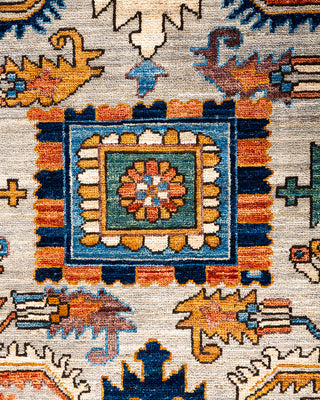 Serapi, One-of-a-Kind Hand-Knotted Area Rug  - Light Gray, 8' 3" x 9' 10"