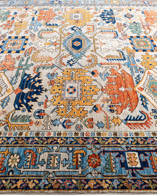Serapi, One-of-a-Kind Hand-Knotted Area Rug  - Light Gray, 8' 3" x 9' 10"