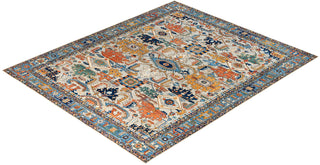 Serapi, One-of-a-Kind Hand-Knotted Area Rug  - Light Gray, 8' 3" x 9' 10"
