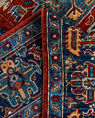 Serapi, One-of-a-Kind Hand-Knotted Area Rug  - Red, 8' 0" x 9' 9"