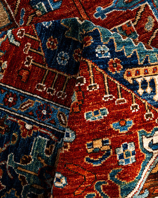 Serapi, One-of-a-Kind Hand-Knotted Area Rug  - Red, 8' 0" x 9' 9"