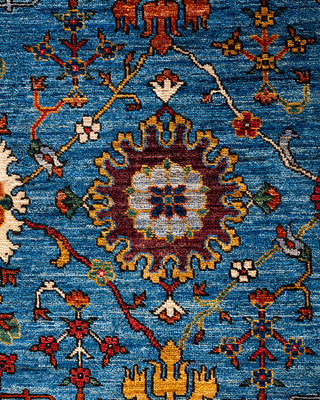 Serapi, One-of-a-Kind Hand-Knotted Area Rug  - Light Blue, 8' 1" x 9' 8"