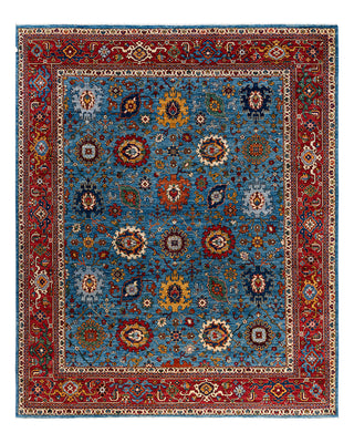 Serapi, One-of-a-Kind Hand-Knotted Area Rug  - Light Blue, 8' 1" x 9' 8"