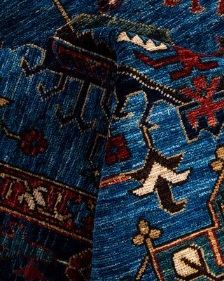 Serapi, One-of-a-Kind Hand-Knotted Area Rug  - Light Blue, 7' 11" x 9' 10"