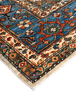 Serapi, One-of-a-Kind Hand-Knotted Area Rug  - Light Gray, 8' 0" x 9' 10"