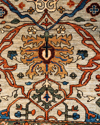 Serapi, One-of-a-Kind Hand-Knotted Area Rug  - Light Gray, 8' 0" x 9' 10"