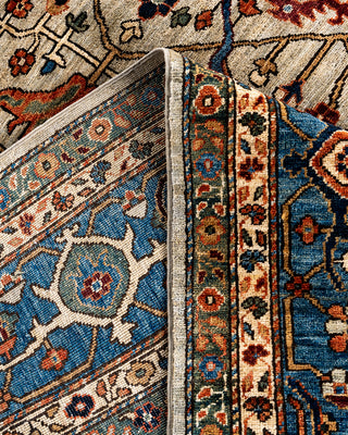 Serapi, One-of-a-Kind Hand-Knotted Area Rug  - Light Gray, 8' 0" x 9' 10"