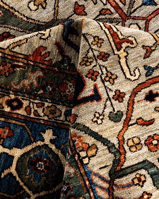 Serapi, One-of-a-Kind Hand-Knotted Area Rug  - Light Gray, 8' 0" x 9' 10"