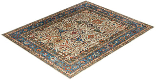 Serapi, One-of-a-Kind Hand-Knotted Area Rug  - Light Gray, 8' 0" x 9' 10"