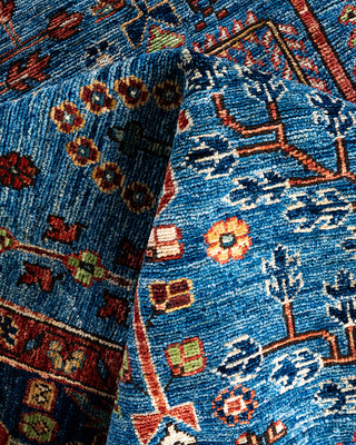 Serapi, One-of-a-Kind Hand-Knotted Area Rug  - Light Blue, 7' 10" x 10' 0"