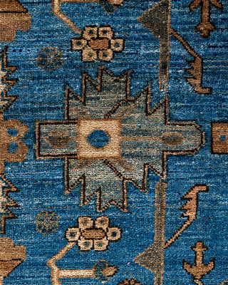 Serapi, One-of-a-Kind Hand-Knotted Area Rug  - Light Blue, 8' 0" x 10' 0"