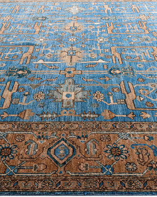 Serapi, One-of-a-Kind Hand-Knotted Area Rug  - Light Blue, 8' 0" x 10' 0"