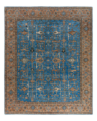 Serapi, One-of-a-Kind Hand-Knotted Area Rug  - Light Blue, 8' 0" x 10' 0"