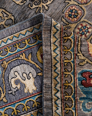 Serapi, One-of-a-Kind Hand-Knotted Area Rug  - Gray, 8' 0" x 9' 11"