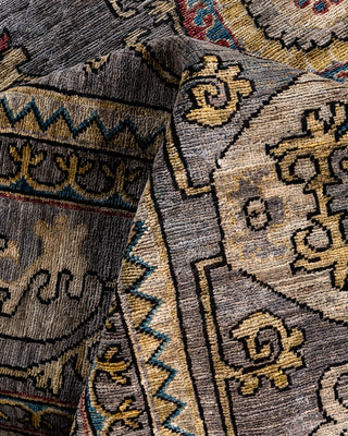 Serapi, One-of-a-Kind Hand-Knotted Area Rug  - Gray, 8' 0" x 9' 11"
