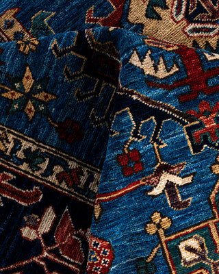 Serapi, One-of-a-Kind Hand-Knotted Area Rug  - Light Blue, 8' 0" x 9' 9"