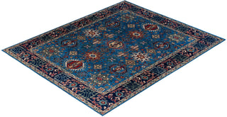 Serapi, One-of-a-Kind Hand-Knotted Area Rug  - Light Blue, 8' 0" x 9' 9"