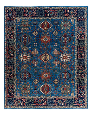 Serapi, One-of-a-Kind Hand-Knotted Area Rug  - Light Blue, 8' 0" x 9' 9"