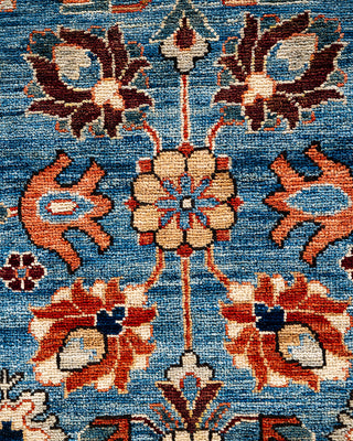 Serapi, One-of-a-Kind Hand-Knotted Area Rug  - Light Blue, 8' 1" x 10' 1"