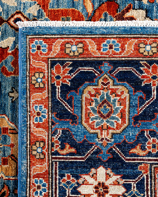 Serapi, One-of-a-Kind Hand-Knotted Area Rug  - Light Blue, 8' 1" x 10' 1"