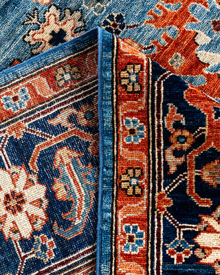 Serapi, One-of-a-Kind Hand-Knotted Area Rug  - Light Blue, 8' 1" x 10' 1"