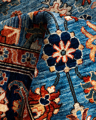 Serapi, One-of-a-Kind Hand-Knotted Area Rug  - Light Blue, 8' 1" x 10' 1"
