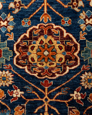 Serapi, One-of-a-Kind Hand-Knotted Area Rug  - Blue, 8' 3" x 10' 6"