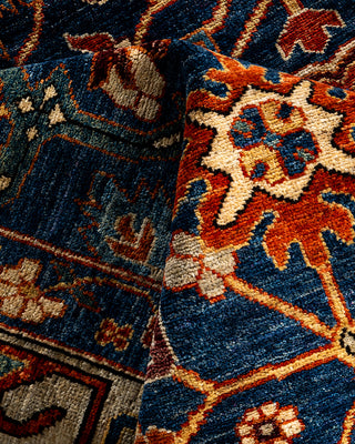 Serapi, One-of-a-Kind Hand-Knotted Area Rug  - Blue, 8' 3" x 10' 6"
