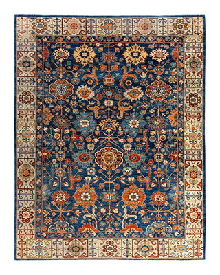 Serapi, One-of-a-Kind Hand-Knotted Area Rug  - Blue, 8' 3" x 10' 6"
