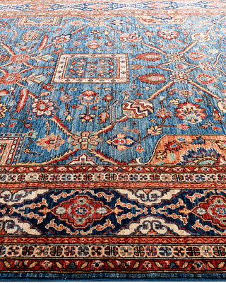 Serapi, One-of-a-Kind Hand-Knotted Area Rug  - Light Blue, 8' 3" x 9' 11"